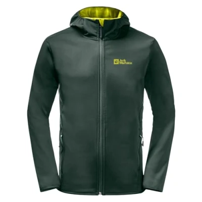 Abbildung von Jack Wolfskin Bornberg Softshelljacke Black olive firefly, Herren, Größe: Small, firefly