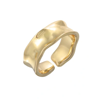Abbildung von Elli Chunky Structure Ring goldcoloured, Damen, Größe: 54, Gold/coloured