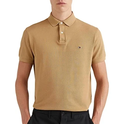 Abbildung von Tommy Hilfiger 1985 REGULAR POLO Kurzarm Poloshirts Herren, Braun (Countryside Khaki), XS