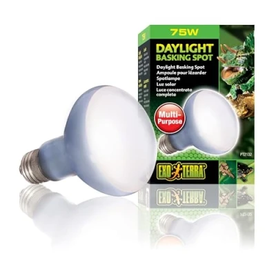 Abbildung von Exo Terra Daylight Basking Spot, Breitspektrum Tageslichtlampe, R20, 75W, Fassung E27