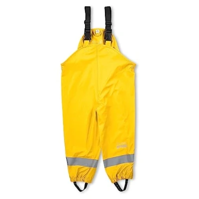 Abbildung von Sterntaler Unisex Kinder Regenträgerhose Ungefüttert Rain Pants, Gelb, 92 EU