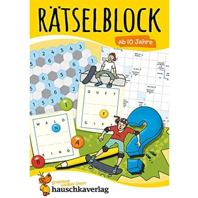 Abbildung von Rätselblock ab 10 Jahre Band 1: Bunter Rätselspaß für Kinder Kreuzworträtsel, Sudoku, Labyrinth, Konzentrationstraining und logisches Denken (Rätselbücher, 635)