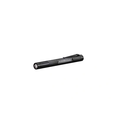 Abbildung von Ledlenser P4R Core LED Stiftleuchte, 200 Lumen, aufladbar mit Lithium Akku, fokussierbar, drei Helligkeitsstufen, Leuchtweite 95m, USB Ladekabel u. Clip, Penlight