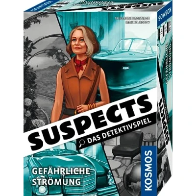 Abbildung von KOSMOS 683658 Suspects Gefährliche Strömung, Das Detektivspiel, Krimispiel, spannendes Gesellschaftsspiel zum Ermitteln, Mord Fall lösen, Amazon Exklusiv, ab 12 Jahren für 1 5 Personen