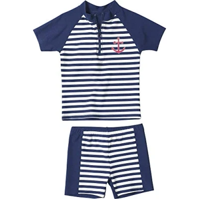 Abbildung von Playshoes zweiteilig Schwimmshirt Badeshorts Badebekleidung Unisex Kinder,Maritim,134 140