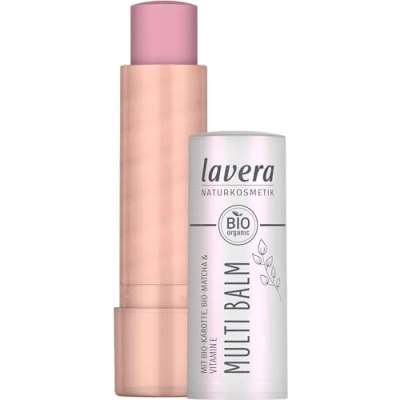 Abbildung von lavera Multi Balm Cloudy Pink 02 intensive Farbe frischer Glow müheloses Verblenden für Augen, Lippen &amp; Wangen vegan Naturkosmetik 4,9 g