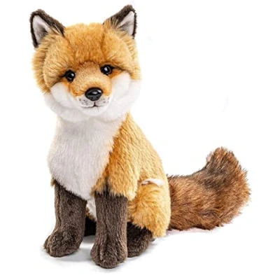 Abbildung von Uni Toys Rotfuchs klassisch 27 cm (Höhe) Plüsch Fuchs, Waldtier Plüschtier, Kuscheltier