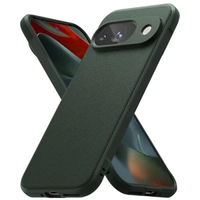 Abbildung von Ringke Onyx Case Kompatibel mit Google Pixel 9 Hülle, Fester Griff rutschfeste Schlanke Anti Fingerabdruck Robuste TPU Stoßfeste Kratzfeste Handyhülle Dark Green