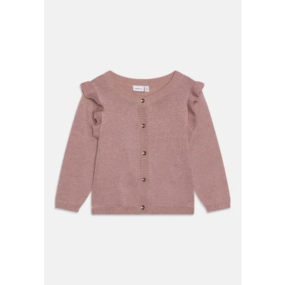 Abbildung von Name it Nmfabinne CARD Strickjacke für Kinder, Größe: 80, Deauville mauve