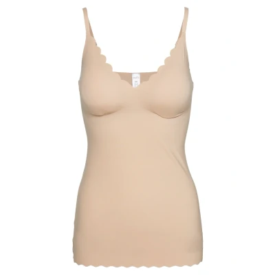 Abbildung von Skiny Damen Spaghetti Unterhemd/shirt, Damen, Größe: 40, Beige