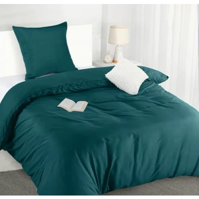 Abbildung von Utopia Bedding Bettwäsche 135x200 Set Mikrofaser Bettbezug cm + 1 Kissenbezug 80x80 Blaugrün