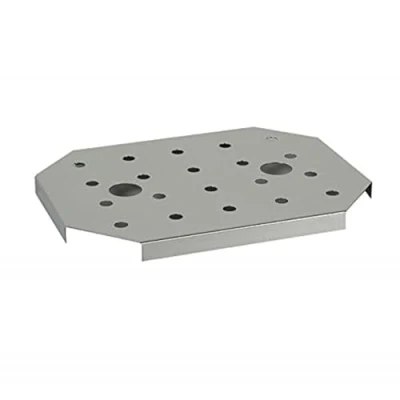 Abbildung von APS GN Abtropfgitter aus Edelstahl für Gastronorm Behälter, passend 1/2 Abmessungen: 19 x 25 cm, Höhe: 1,5 cm