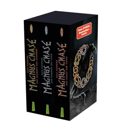 Abbildung von Magnus Chase: Taschenbuchschuber: Band 1 3 der lustigen Fantasy Buchreihe ab 12 Jahren über nordische Mythen und einen (fast) normalen Typen