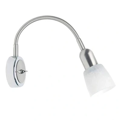 Abbildung von Wandstrahler Sofia, eisen/chrom/weiß, Ausladung 37 cm