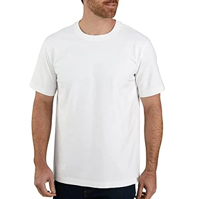 Abbildung von Carhartt Herren Relaxed Fit, schweres, kurzärmliges T Shirt, Weiß, L