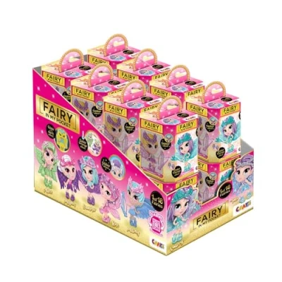 Abbildung von CRAZE Fairy In My Pocket Komplettes Thekendisplay 16er Set Feen Puppen mit Flügel, 16x Figuren zum Sammeln Spezialeffekten, Zahnfee Geschenke Mädchen