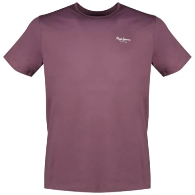 Abbildung von Pepe Jeans Original Tshirt basic, Herren, Größe: XXL, Aubergine purple