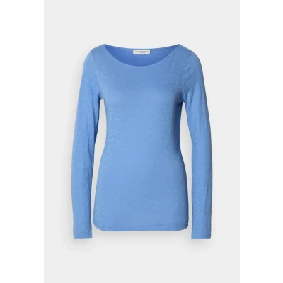Abbildung von Marc O&#039;Polo LONG Sleeve BOAT NECK Langarmshirt, Damen, Größe: Medium, Cloudless blue