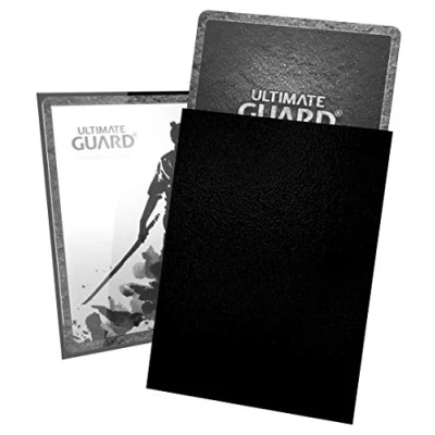 Abbildung von Ultimate Guard UGD010112 Kartenhüllen, Schwarz, Standard Size (66 x 91mm)