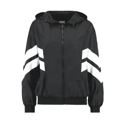 Abbildung von Urban Classics Trainingsjacke, Damen, Größe: XXL, Black/white