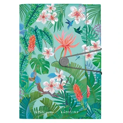 Abbildung von herlitz Fächermappe aus PP, Motiv: Ladylike Jungle, 1 Stück