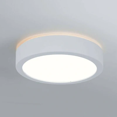 Abbildung von Paulmann 78924 LED Deckenleuchte Panel Aviar IP44 rund 220mm 4000K Weiß incl. 1x13 Watt dimmbar Lichtpanel Kunststoff