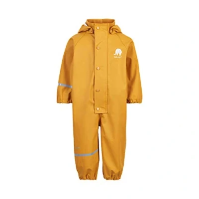 Abbildung von CeLaVi Unisex Basic PU rain Suit Regenmantel, Gelb, 80