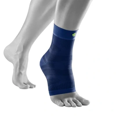 Abbildung von BAUERFEIND Sleeve für dein Sprunggelenk „Sports Compression Ankle Support“, 1 Unisex Sprunggelenkbandage mit Kompression, Knöchelschutz Laufen, Fitness und Ballsportarten, Rechts &amp; Links tragbar