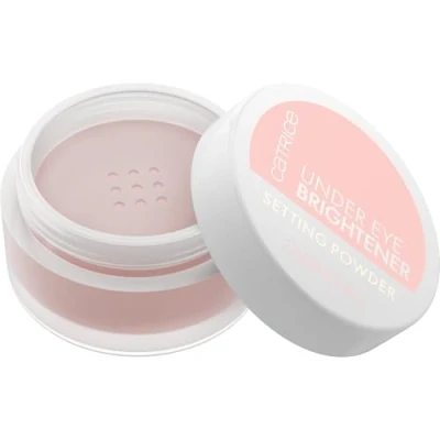 Abbildung von Catrice Under Eye Brightener Setting Powder, Puder, Nr. 010, Nude, aufhellend, sofortiges Ergebnis, weichzeichnend, natürlich, vegan, ohne Parfüm, Alkohol, Parabene, 1er Pack (2.3g)