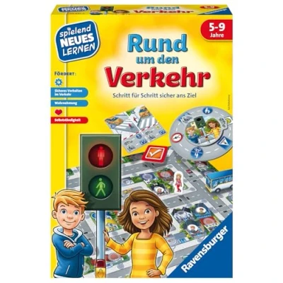 Abbildung von Ravensburger Lernspiel Rund um den Verkehr 24997, Kinderspiel, ab 5 Jahren, für 2 4 Spieler