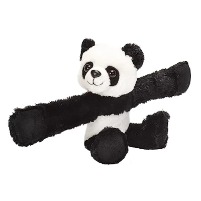 Abbildung von Wild Republic 18088 Huggers Schnapparmband Kuscheltier, Plüschtier, Panda 20 cm