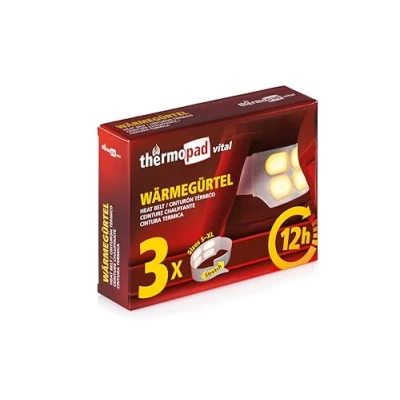 Abbildung von Thermopad Wärmegürtel GR. S XL (Stretch/Klett) DAS ORIGINAL: 3x für 12 Stunden I Sofort einsatzbereiter Wärmegurt aus extra warmen Wärmepflastern/Wärmepads Nierenwärmer/Rückenwärmer