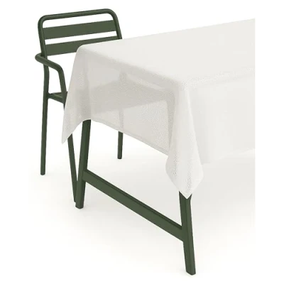Abbildung von texpot Tischdecke 130 x 220 cm hellgrau Gartendecke mit Saum abwaschbar Gartentischdecke Balkon Terrasse wetterfest