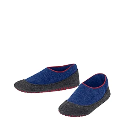 Abbildung von FALKE Unisex Kinder Stoppersocken Cosy Slipper K HP Wolle rutschhemmende Noppen 1 Paar, Blau (Cobalt Blue 6054), 37 38