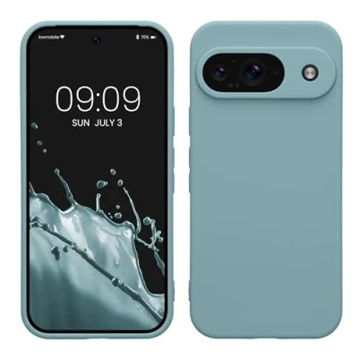 Abbildung von kwmobile Handyhülle kompatibel mit Google Pixel 9 Hülle Handy Case aus weichem Silikon in Antique Stone
