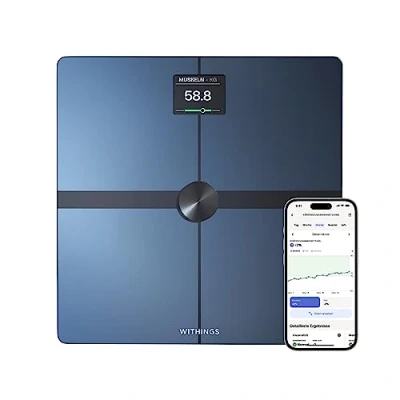 Abbildung von WITHINGS Body Smart — WLAN Digitale Personenwaage / Körperfettwaage für erweiterte Körperzusammensetzung inkl. Muskelmasse, Wasseranteil, Knochendichte
