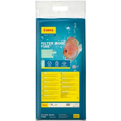 Abbildung von sera Filter Wool Fine 1 kg Filterwatte fein 1000g
