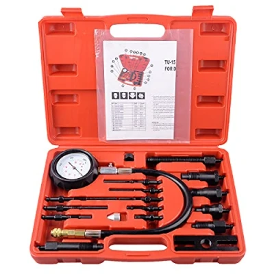 Abbildung von DAYUAN Kompressionsprüfer Set für Dieselmotoren 70 bar Druckmanometer Kompressionstester…
