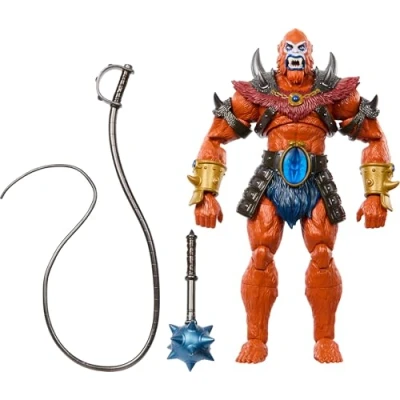 Abbildung von Masters of the Universe Masterverse Actionfigur ca. 18 cm, New Eternia Beast Man, MOTU Spielzeug Bösewicht, Handlanger von Skeletor, 30 Bewegungspunkte, JBP80