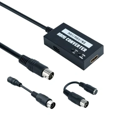 Abbildung von Mcbazel Mega Drive/NEOGEO HDTV HDMI Adapter Multifunktionaler 4:3/16:9 Video Konverter 720P/1080P für Drive 1/Mega 2/NEOGEO