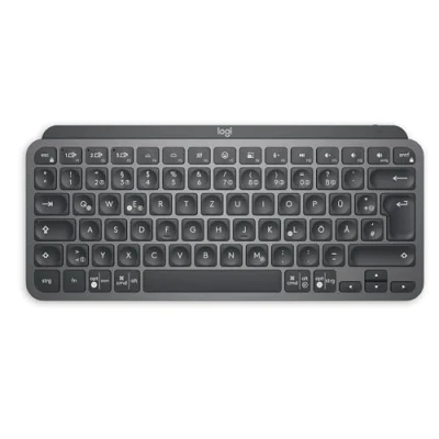 Abbildung von Logitech MX Keys Mini Kabellose Tastatur, Kompakt, Bluetooth, Hintergrundbeleuchtung, USB C, Kompatibel mit Apple macOS, iOS, Windows, Linux, Android, Metallgehäuse Graphit