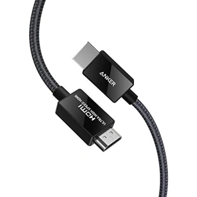 Abbildung von Anker 8K 60Hz HDMI Kabel, High Speed 4K 120Hz 48Gbps 2m langes Ultra HD auf Unterstützt Dynamic HDR, eARC, Dolby Atmos, Kompatibel mit Xbox Series X, TVs und mehr