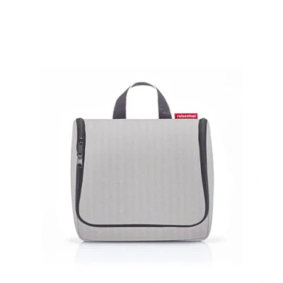 Abbildung von reisenthel toiletbag praktischer Kulturbeutel mit Haken, wasserabweisendes Material, Couleur:herringbone grey