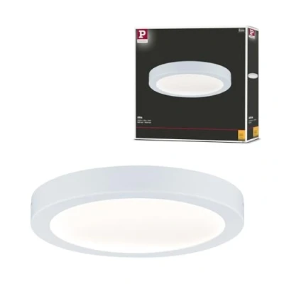 Abbildung von Paulmann 70899 LED Panel Abia rund incl. 1x22 Watt Deckenlampe Weiß matt Deckenleuchte Kunststoff Wohnzimmerlampe 2700 K