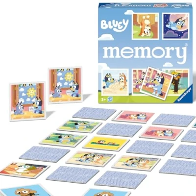 Abbildung von Ravensburger 22646 memory Bluey Der Spieleklassiker für alle Fans von Bluey, Kinderspiele ab 3 Jahren, Merkspiel 2 8 Spieler, Blau