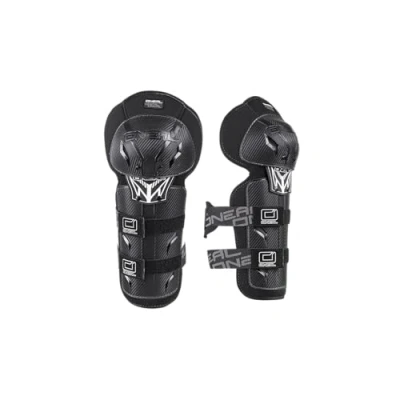 Abbildung von O&#039;NEAL Knieprotektor Kinder Motocross Enduro Verstellbare &amp; elastische Klettbänder, Robuste Pastikschalen Pro III Youth Knee Guard Schwarz One Size