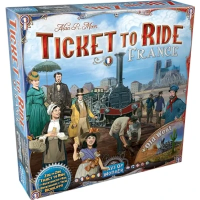 Abbildung von Days of Wonder, Zug um Frankreich, Map Erweiterung, Familienspiel, Brettspiel, 2 6 Spieler, Ab 8+ Jahren, 45+ Minuten, Deutsch, Mehrsprachig