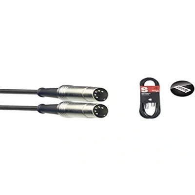 Abbildung von Stagg SMD1 Metal MIDI Kabel (1m, DIN Stecker auf Stecker)