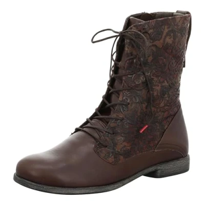 Abbildung von Think! Schnürstiefelette, Damen, Größe: 38, Espresso komb Schuhe