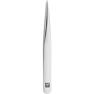 Abbildung von ZWILLING Spitze Pinzette (Entfernen von Splittern, eingewachsenen oder feinen Härchen, Handgeschliffene, angeraute Spitzen), Poliert, Silber, 90 mm